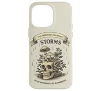Ive Survived Too Many Storms Skeleton Mushrooms Roses Case for iPhone 14 Pro Max