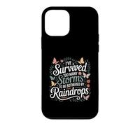 I've Survived Too Many Storms to Be Bothered by Raindrops Case for iPhone 12 mini