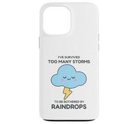 I've Survived Too Many Storms To Be Bothered By Raindrops Case for iPhone 13 Pro Max