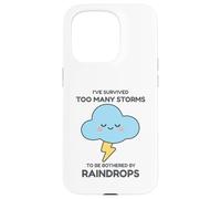 I've Survived Too Many Storms To Be Bothered By Raindrops Case for iPhone 15 Pro