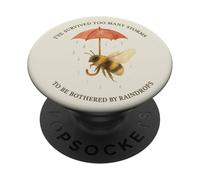 Ive Survived Too Many Storms To Be Bothered By Raindrops PopSockets Adhesive PopGrip