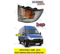 IVECO DAILY INDICATOR REPEATER DOOR WING MIRROR RIGHT DRIVERS SIDE 2006 - 2014