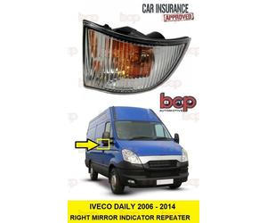 IVECO DAILY INDICATOR REPEATER DOOR WING MIRROR RIGHT DRIVERS SIDE 2006 - 2014