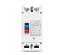 IVEKYKIBC 2P DC 600V DC Solar Molded Case Circuit Breaker MCCB Overload Protection Switch Protector for Solar Photovoltaic PV 1Pcs(25v)