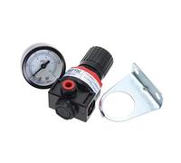 IVEKYKIBC AR2000 1/4" G Thread Pneumatic Air Compressor Pressure Regulator Reduction Valve 4MM 6MM 8MM 10MM 12MM Connector Fittings(AR2000)