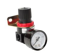 IVEKYKIBC AR2000 1/4" Thread Pneumatic Air Compressor Pressure Regulator Reduction Valve 4MM 6MM 8MM 10MM 12MM Connector Fittings(AR2000 w PC8mm)