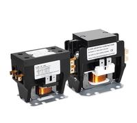 IVEKYKIBC CJx9 AC Contactor 1P 2P 3P 25A 30A 32A 40A Bipolar Dedicated for Air Conditioning 1Pcs(2P25A,110V)