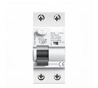 IVEKYKIBC GYL9 AC Type RCCB Electromagnetic Residual Current Circuit Breaker AC ELCB 2 Pole 25A 40A 63A 80A 100A RCD 30mA 100mA 300mA 1Pcs(2P 40A,30mA)