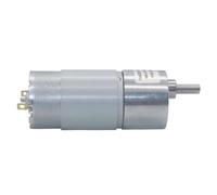 IVEKYKIBC JGB37 555 DC Motor 12V 24V High Torque Electric Gear 10-800RPM Low Speed Forward Backward(12V,89 RPM)