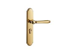 IVEKYKIBC Pure Copper Door Lock Indoor one-Piece All-Copper Solid Handle Light Luxury Simple Household Wooden(Type B Golden)