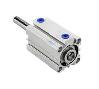 IVEKYKIBC Small Pneumatic Double Output Double Head Thin Cylinder SDAD20/25/32/40/50/63X10/15/20/25/30/35/40/50 1Pcs(Stroke 40mm,Bore 25mm)