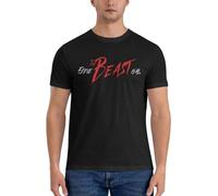IVELLDAY Eddie-Hall-The-Beast-Classic-Essential-T-Shirt-Mens-Tall-t-Shirts-Men-Graphic-t-Shirts Black XL