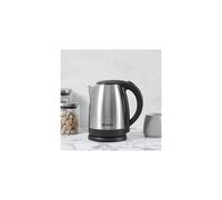 Iver Silver Electric Kettle - 1.7L Stainless Steel Kettle with Auto Shut-Off, Boil-Dry Protection, and Convenient 360 Swivel Base - Lightweight