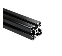 Iverntech 1pcs 400mm 4040 European Standard Anodized Black Aluminum Profile Extrusion Linear Rail with 40 Series 8mm Slot for 3D Printer and CNC DIY Laser Engraving Machine