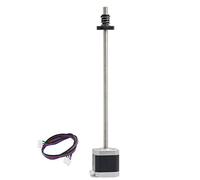 Iverntech NEMA 17 Stepper Motor with Integrated 2mm Lead 240mm T8 Lead Screw for UV Resin 3D Printers Z Axis or CNC Machine