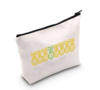 IVF IUI Gift One in Eight Pineapple Fertility Pineapple Makeup Bag IVF Transfer Day Cosmetic Bag IVF Support Encouragement Gift for Infertility Warrior (One in Eight White)