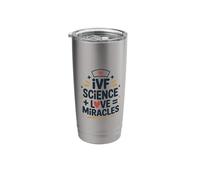 IVF Science Love Miracles, Fertility Nurse in Vitro Nursing Stainless Steel Insulated Tumbler