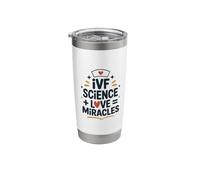 IVF Science Love Miracles, Fertility Nurse in Vitro Nursing Stainless Steel Insulated Tumbler