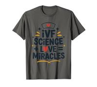 IVF Science Love Miracles, Fertility Nurse in Vitro Nursing T-Shirt