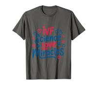 IVF Science Love Miracles, Infertility Nurse Invitro Nursing T-Shirt