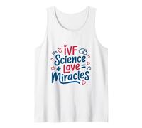 IVF Science Love Miracles, Infertility Nurse Invitro Nursing Tank Top