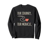 IVF Transfer Day Our Journey Our Miracle Fertility Support Sweatshirt