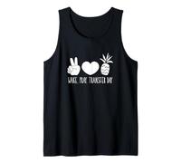 IVF Wake Pray Transfer Day IVF Mom IVF Dad Pineapple Tank Top