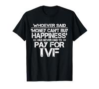 IVF Warrior Dad Money Transfer Day Infertility T-Shirt