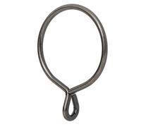 Ivilon Drapery Eyelet Curtain Rings - 2.3" Ring for Curtain Hook Pins, Set of 14 - Pewter