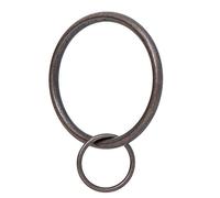 Ivilon Drapery Eyelet Curtain Rings - 2" Ring Loop for Hook Pins, Set of 14 - Oil Rubbed Bronze (ORB)