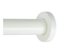 Ivilon Shower Tension Curtain Rod - Adjustable Tension Rod for Shower Curtains, Bathroom, or Windows, Easy to Install, No Drilling Required, Rustproof, Spring Loaded, Adjustable 24 to 36 Inch Ivory