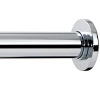 Ivilon Tension Curtain Rod - Spring Tension Rod for Windows or Shower, 16 to 24 Inch. Chrome