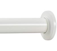 Ivilon Tension Curtain Rod - Spring Tension Rod for Windows or Shower, 24 to 36 Inch. Ivory