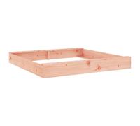 ivins 160cm douglas wooden square kids sandbox - natural