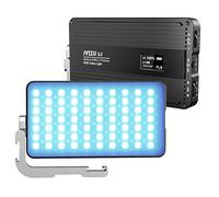 IVISII G2 RGB Portable On Camera Light, Built-in 4300mAh Lithium Battery Video Conference Lighting, 2600-10000K 12W Full Color LED Light Panel for Photography, Studio, Wedding Shooting