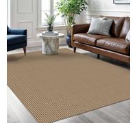 Ivissy Braided Area Rug 5x7 Ft Washable Rugs for Living Room Non Slip Bedroom Rugs Dining Room Rug Cotton Living Room Woven Floor Carpet for Nursery Playroom, Orange/Tan/Brown
