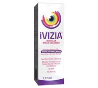 iVIZIA Micellar Eyelid Cleanser for Sensitive Eyelid Cleansing, BAK Preservative Free, Rinsable, Gently Removes Makeup 30ml Bottle