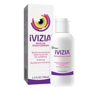 iVIZIA Micellar Eyelid Cleanser for Sensitive Eyelid Cleansing, BAK Preservative Free, Rinsable, Gently Removes Makeup 30ml Bottle