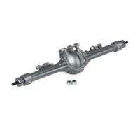IVLAZLRG 1/10 RC Rock Crawler Aluminum Axle Black Gray Clear Compatible with Optional Overdrive Underdrive Gear SOA Compatible With Various Models(Rear Axle Gray)