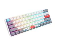IVLAZLRG 60 Percent RGB Backlit Keyboard With Hot-Swappable Optical Switches Translucent PBT Keycaps Wired Design Compatible With Various Devices(Gateron Brown V2)