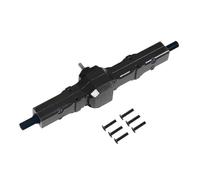 IVLAZLRG Henglong Feiyu D12 Military Card Remote Control Car Compatible Metal Upgrade Modification Parts Rear Axle Total(Black)