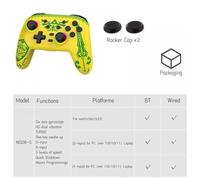 IVLAZLRG VILCORN S08-S Gamepad Compatible With Switch Lite And Oled Joypad Featuring HD Vibration Controller(GOLD)