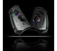 IVLAZLRG Wireless Joypad Compatible with Switch Lite Oled With Hall Effect Joystick RGB Lights Programmable Turbo And Macro Functions