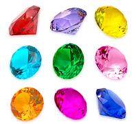 IVLWE Big Size Kids Diamond Toy, Children Gems Set, Pirate Treasure Hunt Toy | Easter Egg Fillers | Diving Teaching | Party Favors, Gift for Birthday/Christmas/Easter Prizes [10 Pcs]