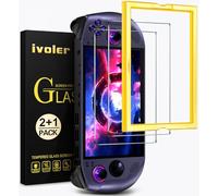 ivoler 2 Pieces Screen Protector Compatible with Lenovo Go S with Alignment Frame Tool, Premium Tempered Glass, 9H Hardness, Bubble Free, Anti-scratch Transparent