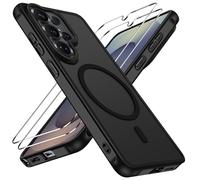 ivoler 3-in-1 Magnetic Case for Samsung Galaxy S26 Ultra with 2 Pack Screen Protector, Military-Grade Protection, Shockproof Cover-Black