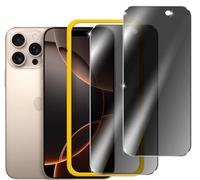 ivoler Alignment Aid Privacy Screen Protector for iPhone 16 Pro Max, with 1 Installation Alignment Aid, 30-second installation,Tempered Glass Film Bubble-Free, Anti-Spy & Anti-Fingerprint, 6.9-Inch