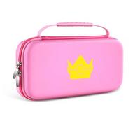 ivoler Carry Case for Nintendo Switch 2 (2025 Model) - Protective Portable Hard Shell Pouch Carrying Travel Game Bag - Pink