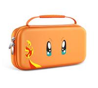 ivoler Carry Case for Nintendo Switch 2 (2025 Model) - Protective Portable Hard Shell Pouch Carrying Travel Game Bag - Orange