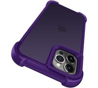 ivoler Case for iPhone 14 Plus/iPhone 15 Plus, Military Standard Drop Protection & Corner Protection, Shockproof Mobile Phone Case, Translucent Matte Back, Scratch-Resistant Skin-Touch Protective Case